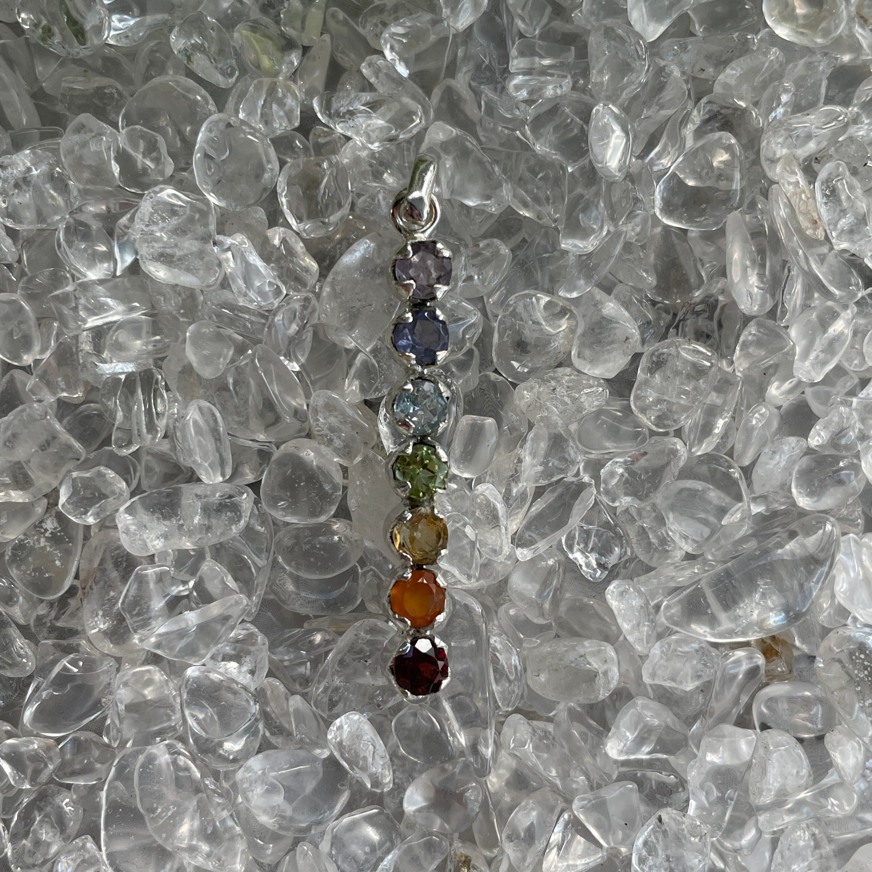 Sterling Silver Pendant - Chakra - Straight SM Sterling Silver Pendant - Chakra - Straight SM